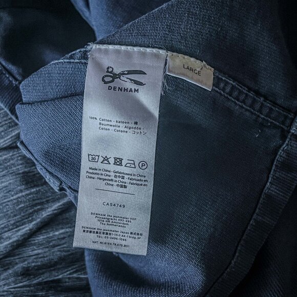 DENHAM brand Men's blazer/sport jacket Large 100% Cotton Gently Used - Picture 14 of 14